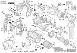 Bosch 3 601 A9C 770 GSB 21-2 RCT Percussion Drill 230 V / GB Spare Parts GSB21-2RCT